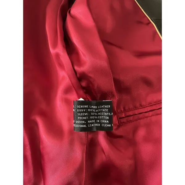Vintage Couture by J. Park Genuine Leather Brown Jacket | Size Medium - Image 5