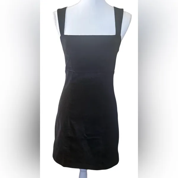 Alice + Olivia Keria Velvet Black Mini A-Line Skirt - Image 7