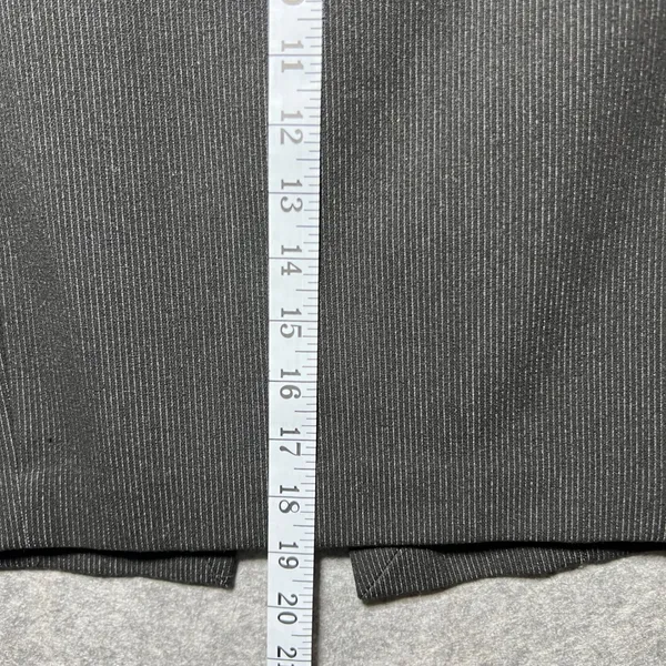 Express Womens Gray Pinstripe‎ Pencil Skirt Size 6 Career Office Stretch Lined - Image 5