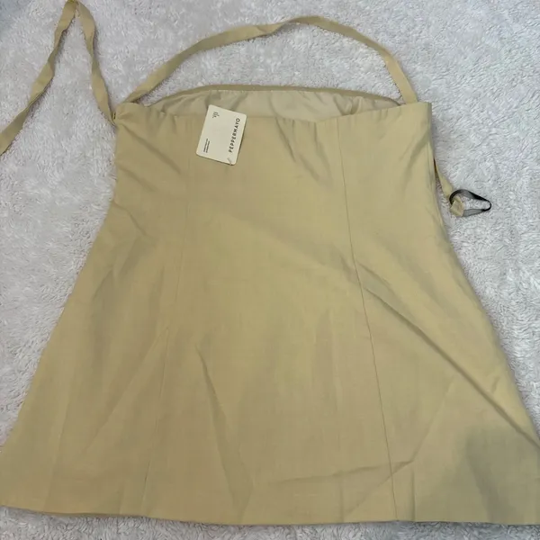 Peppermayo Womens Yellow Mini Festival Summer Dress 14 Preppy Soft College Fun - Image 3