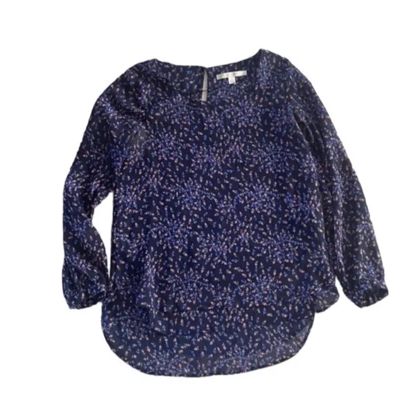 LC Lauren Conrad Size Medium Floral Printed Top. - Image 3
