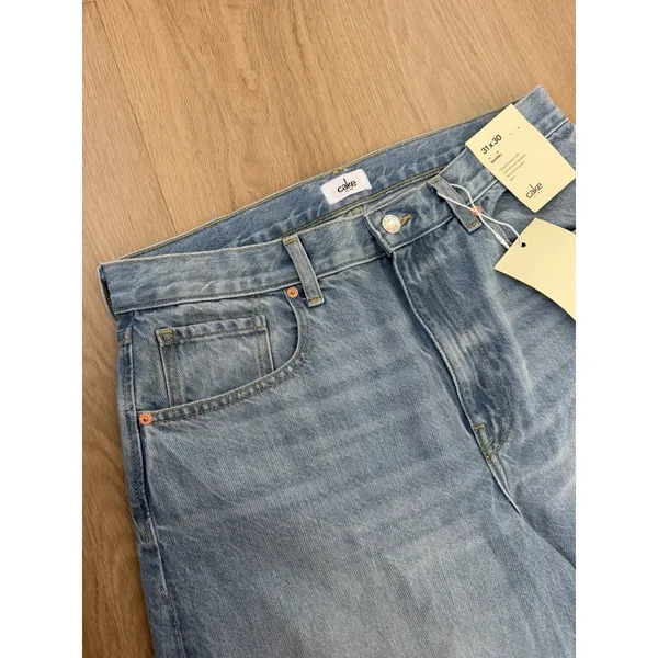 NEW Cake The Label Womens Barrel Jeans Baggy Wide Leg 31 X 30 - Image 9