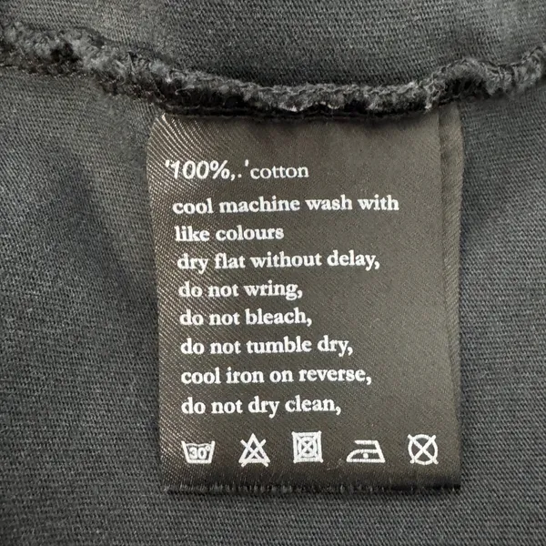 Ksubi‎ Divine Graphic Tee XL Black Washed Streetwear Casual Minimalist Skater - Image 8