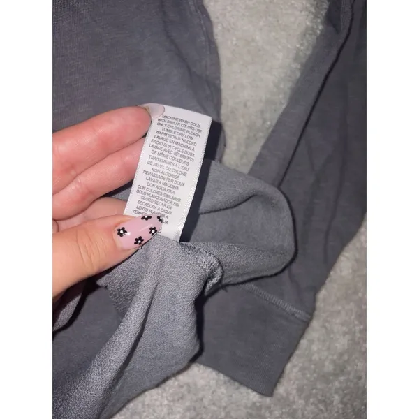 Standard James Perse Cotton Poly French Terry Sweatshirt Gray Size 2 Medium - Image 5