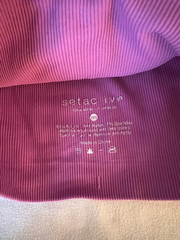 Set Active Purple Sports Bra - Image 3