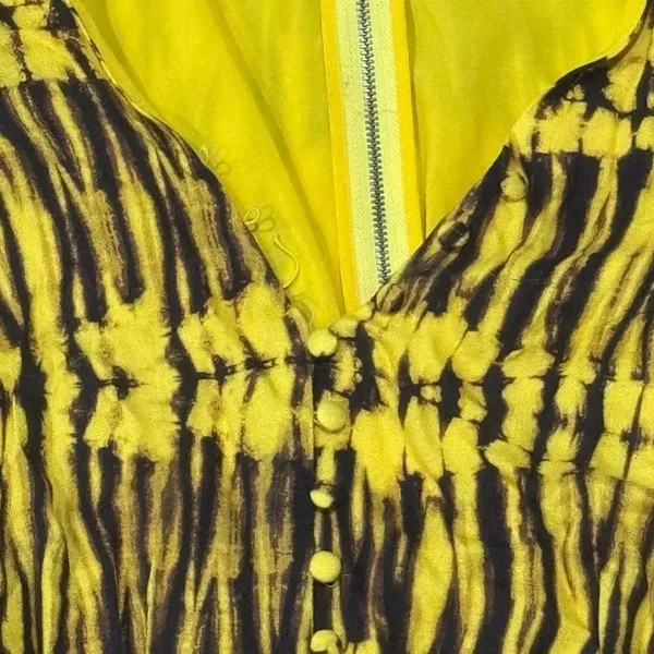 Alice + Olivia Winnie Black And Yellow Romper Women’s 2 - Image 4