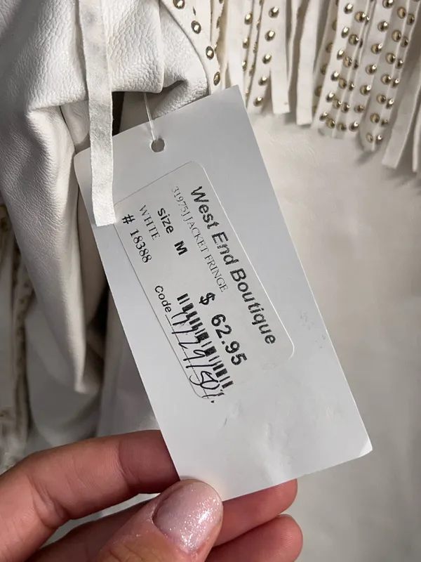 Western jacket White Size M - Image 5