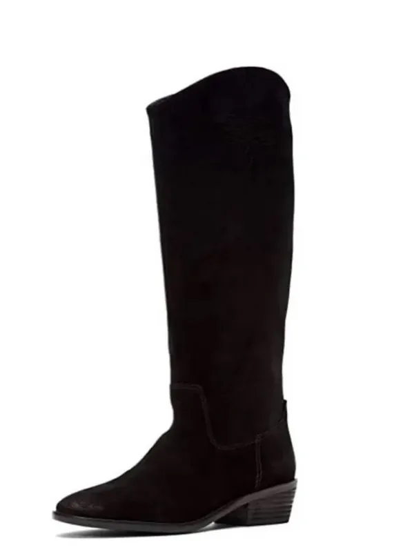 FRYE & CO Caden Stitch Suede Leather Knee High Tall Boots - Image 2
