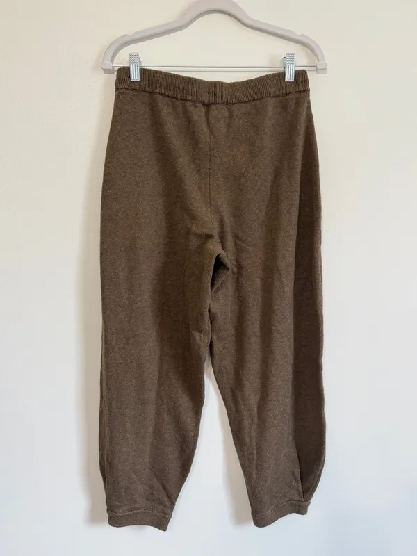 Free People Beach Barrel Jogger Sweatpants Size Small Brown Oversized Fall Boho - Image 5