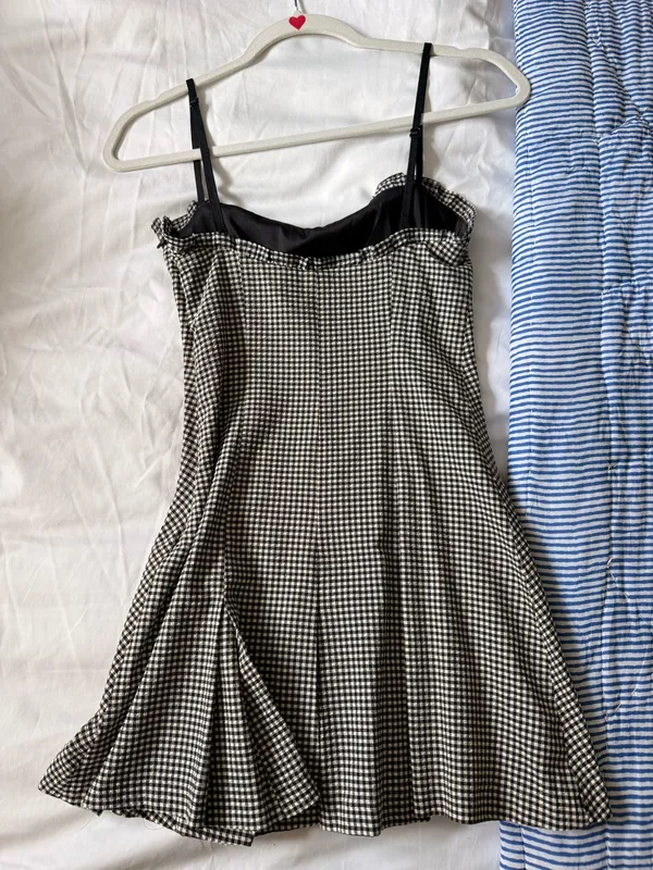 ZARA Gingham mini Dress - Image 3