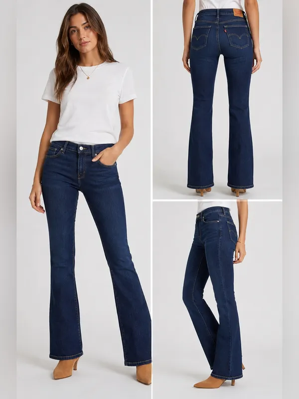 Levi’s Classic Bootcut Dark Wash Jeans Size 6 | Flattering Fit - Image 2