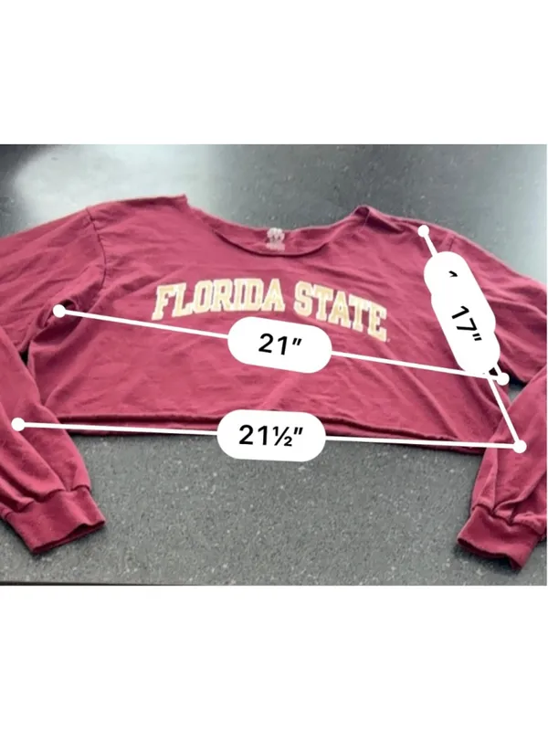 Adidas Florida State Crop Top XL - Image 4