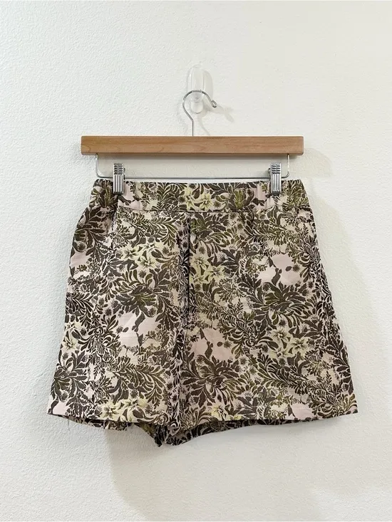 Free People Shine Like A Shorty Jacquard Shorts in Gold Combo Size XS‎ NWT - Image 6