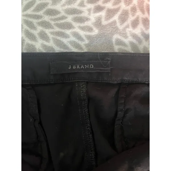 J Brand Black Jogger Pants size 30 Ankle Zip Gorpcore Chic Moto Edgy Streetwear - Image 2
