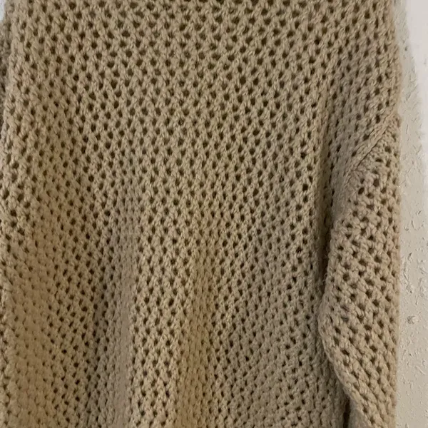 Zara Beige  Knit Sweater - Image 3