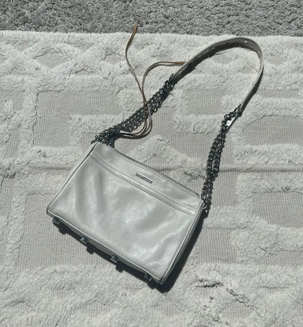 White Mini Mac Crossbody - Image 6