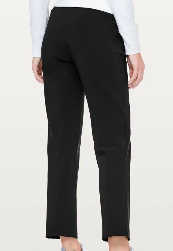 Lululemon Athleisure Pants on the move womens Black (size 2) office work travel - Image 6