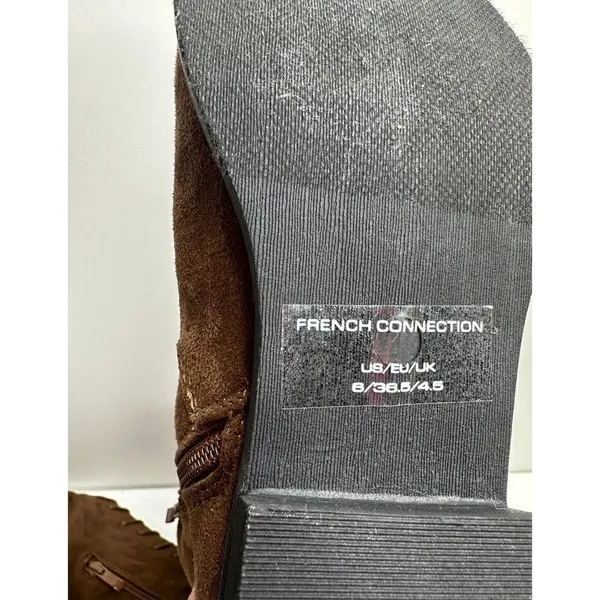 French Connection Over The Knee Boots‎ Womens 6 Brown Jasper Boot New - Image 9
