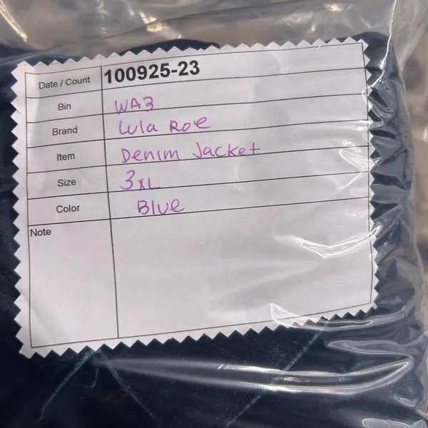 LulaRoe‎ Denim Jacket Blue 3XL - Image 12