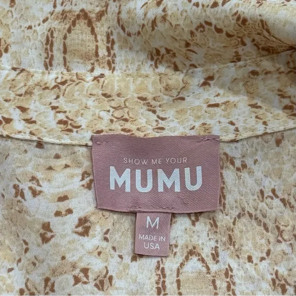 Show me Your Mumu Johns‎ Button Down Shirt in Desert Snake Beach Coastal Size M - Image 10