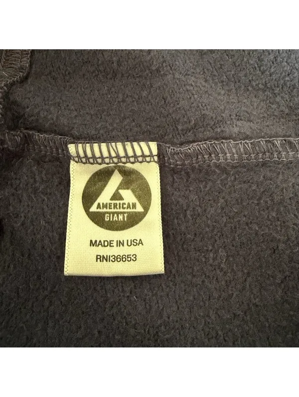 American Giant Crewneck Sweatshirt Size Large Navy Blue Minimalist Casual Cotton - Image 6