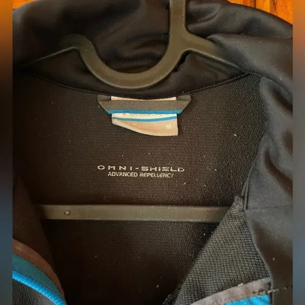 Columbia Omni Shield Advanced Repellency Athletic Full Zip Jacket‎ SIze Medium - Image 3