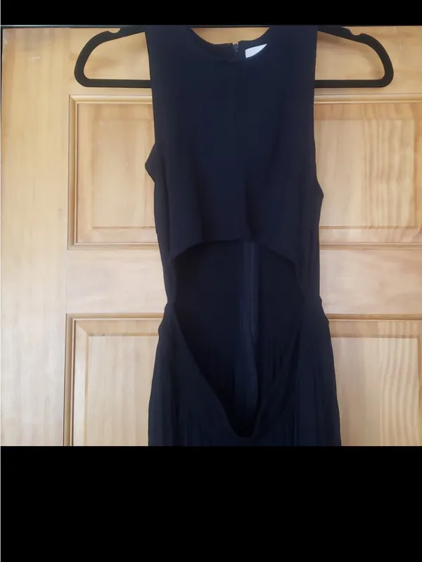 Alice + Olivia and Urban Outfitters black dress w cutout back - Image 3