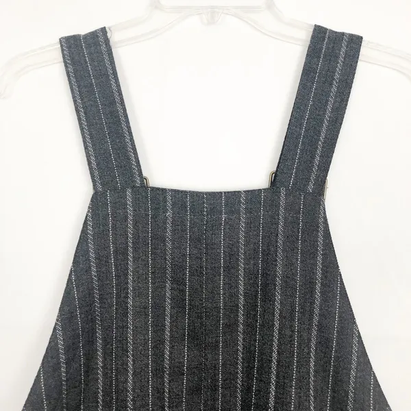 Black Pine Overalls Womens Small Cotton Dark Boho Barn Lumberjack Country Grunge - Image 9