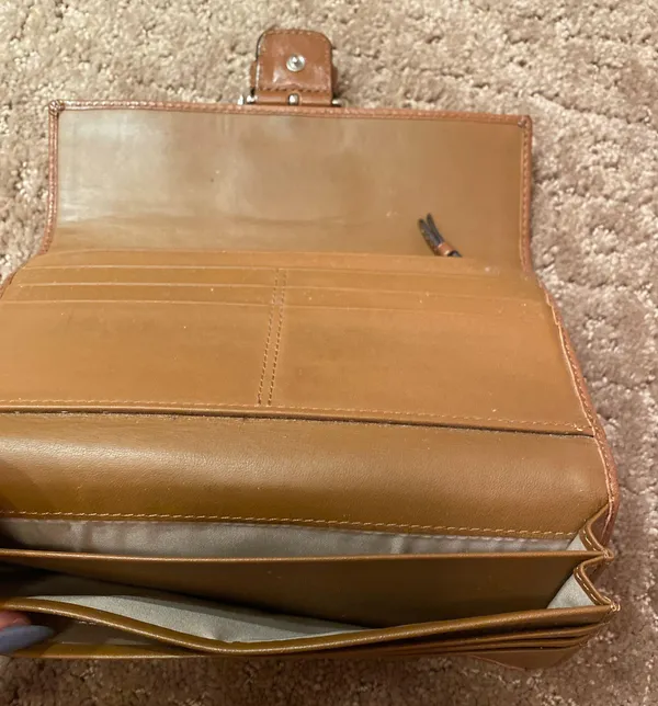 Coach brown logo wallet - Image 5