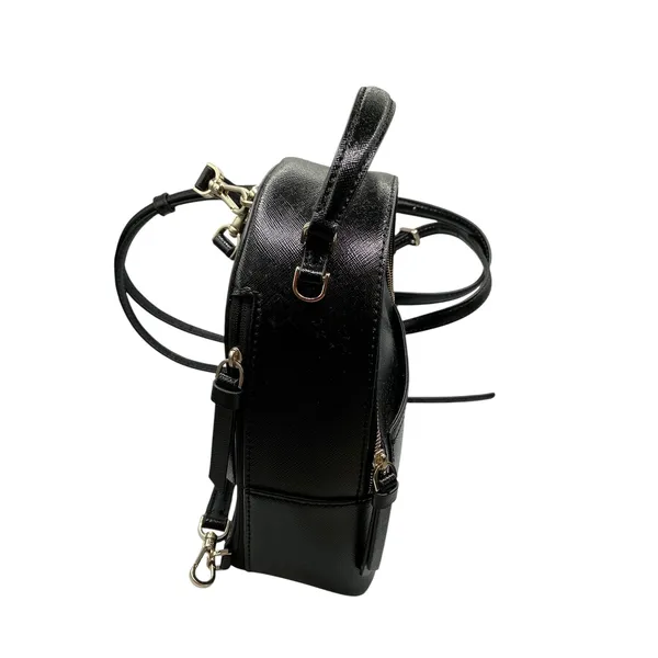Kate Spade New York Black‎ Saffiano Leather Mini Backpack Convertible Crossbody - Image 8
