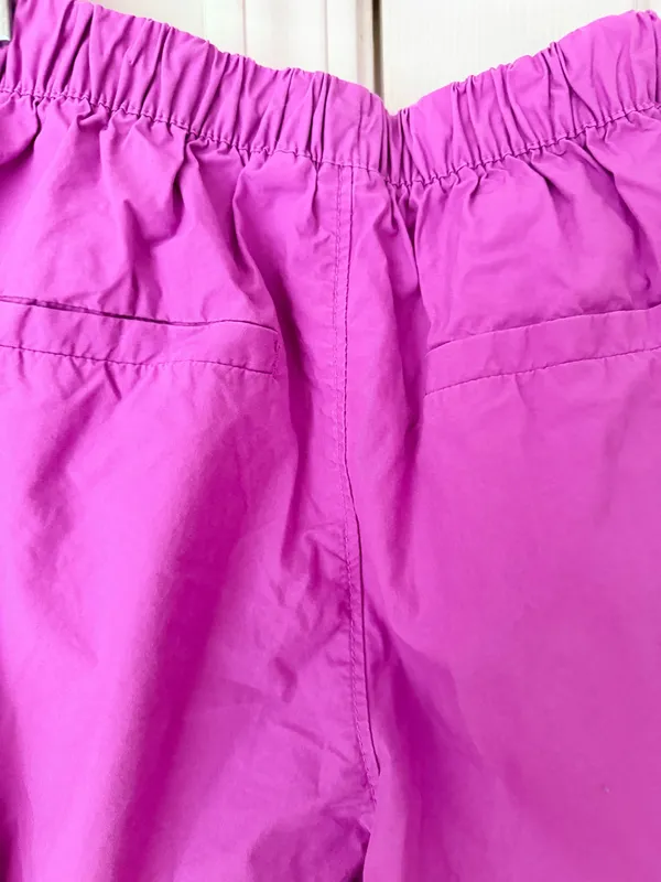 Gap Fuchsia Cargo Parachute Pants, Size XS - Image 7