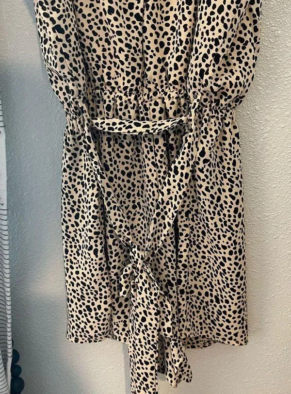 She & Sky Leopard romper - Image 3