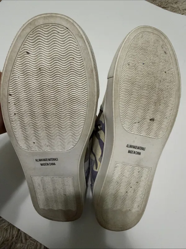 Dolce Vita Camouflage Slip-On zip side Sneakers Purple Gray women’s Size 7 camo - Image 12