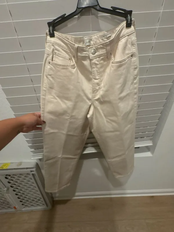 Wonderly Vintage Straight Jeans Size 10 R Off White - Image 8