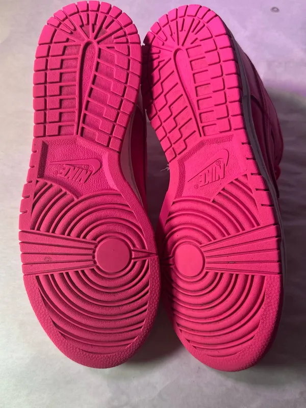 Nike Women's Hot Pink Low-Top Leather Sneaker - Image 10
