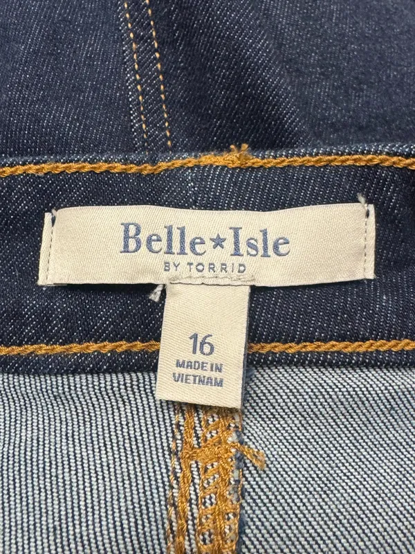 Torrid Belle Isle Crop Wide Leg Dark Wash Jeans Women’s 16 - Image 3