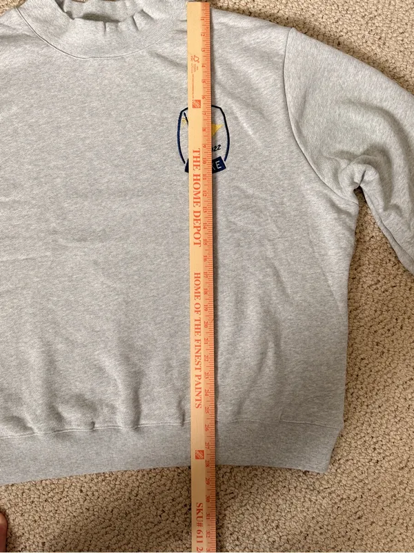 PARKE Limited Edition 3rd Birthday Sweatshirt XXL Gray‎ Oversized Mock Neck - Image 10