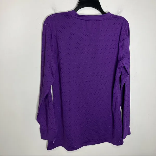 ZYIA active chill long sleeve shirt perforated stretchy material women’s size XL - Image 5
