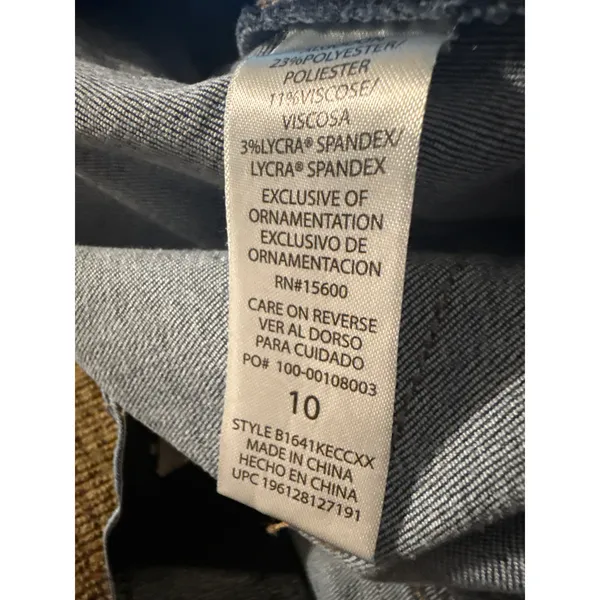 Democracy Ab Technology‎ Jeans Women's Size 10 - Image 8