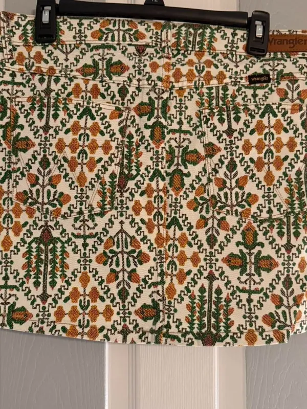 Free People x Wrangler Patterned Mini Skirt - Image 3