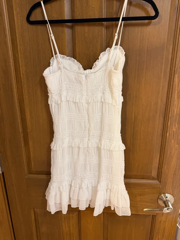 Hello Molly Unique Touch Mini Dress White - Image 4