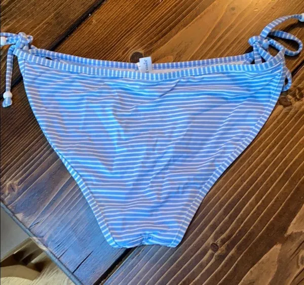 vineyard vines striped blue bikini bottom - Image 3