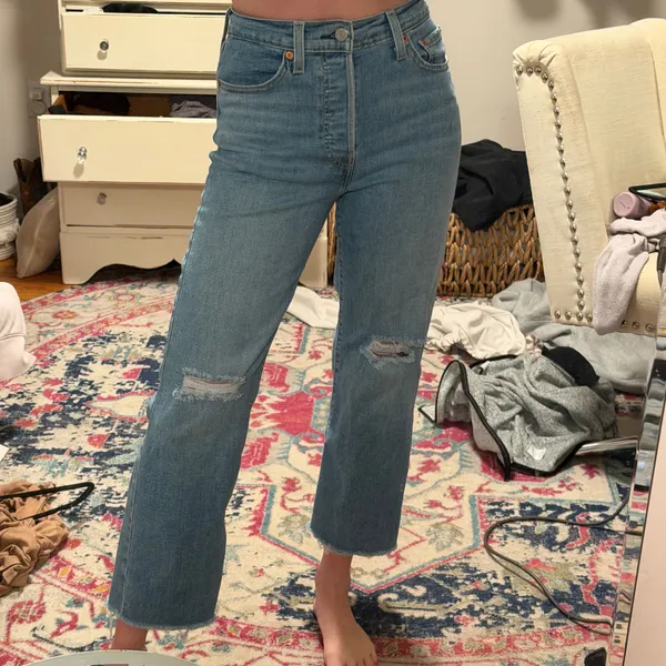 Levi’s jeans, rib cage straight ankle - Image 2