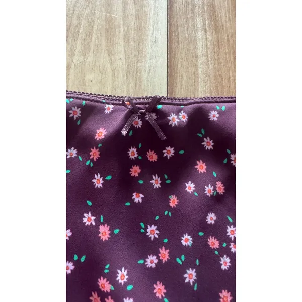 Wild Fable Ditsy Floral Mini Skirt Picot Trim‎ Bow Y2K Coquette M NWT - Image 3