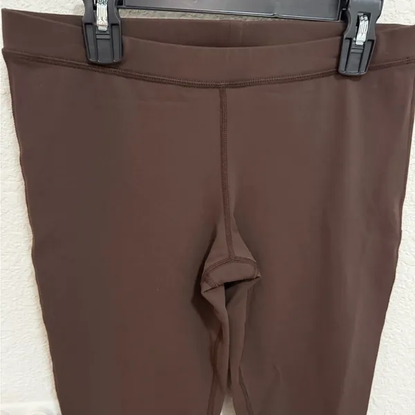 Prana 7/8 Leggings Chocolate Brown Low Rise Small - Image 3