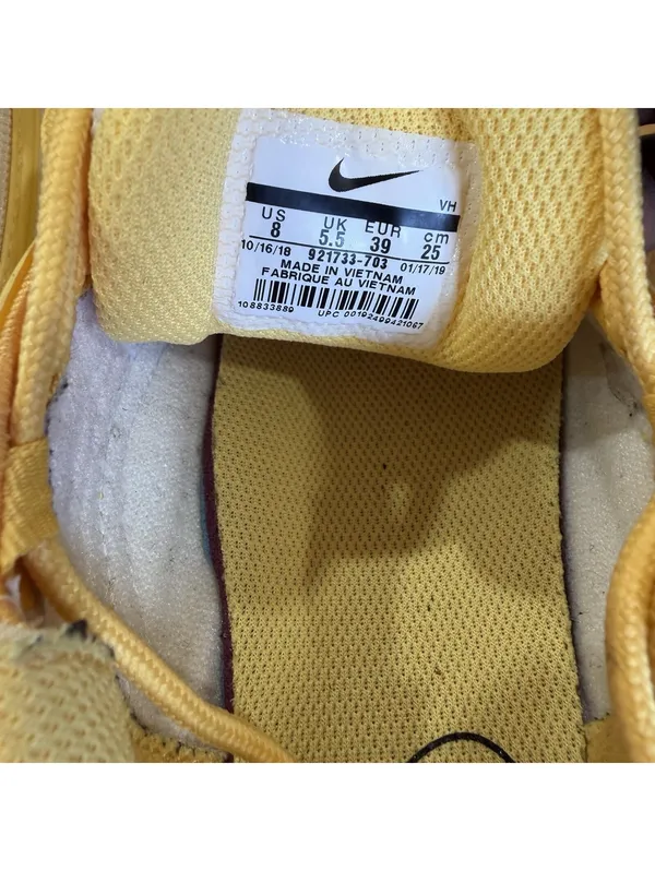 Size US 8 Wmns Nike Air Max 97 Topaz Gold White Taxi Sneakers Trainers 921733 - Image 3