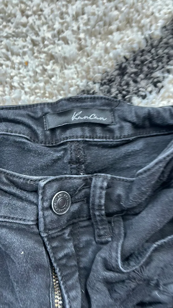 KanCan Black Distressed Shorts - Image 4