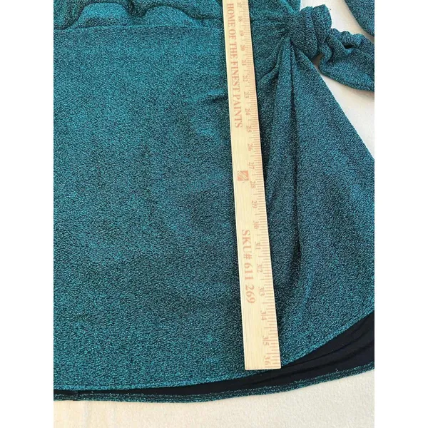 Show Me Your Mumu Stage Skort Green Peacock Metallic XXL - Image 9