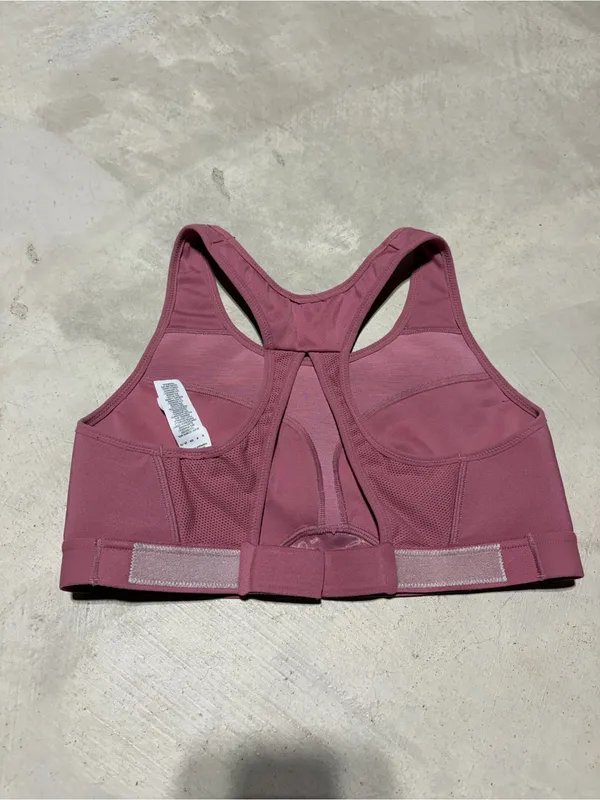 Nike Women's Pink Sports Bra small a-c - Image 3