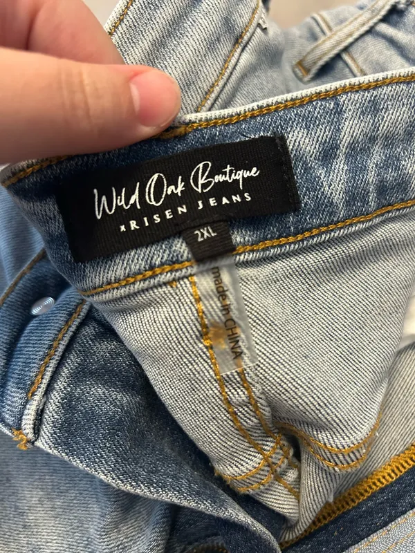 Wild Oak Boutique Risen Jean Shorts - Image 3